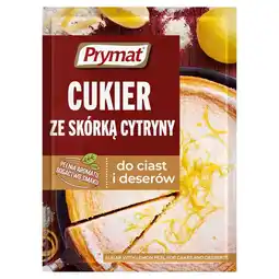 Odido Prymat Cukier ze skórką cytryny do ciast i deserów 15 g oferta