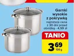 Carrefour Garnek z pokrywką oferta