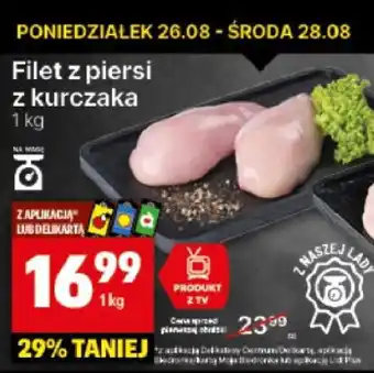 Delikatesy Centrum Filet z piersi z kurczaka oferta