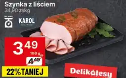 Delikatesy Centrum Szynka z liściem oferta