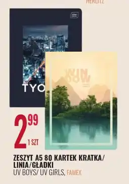 E.Leclerc Zeszyt a5 80 kartek gładki Interdruk oferta