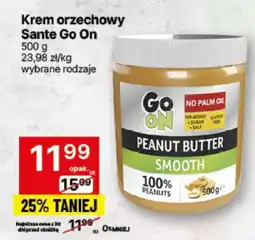 Delikatesy Centrum Krem Orzechowy Sante Go On oferta