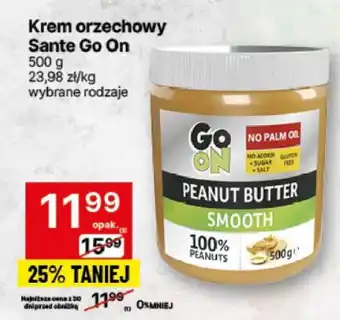 Delikatesy Centrum Krem Orzechowy Sante Go On oferta