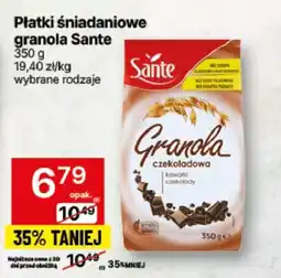 Delikatesy Centrum Płatki śniadaniowe granola Sante oferta