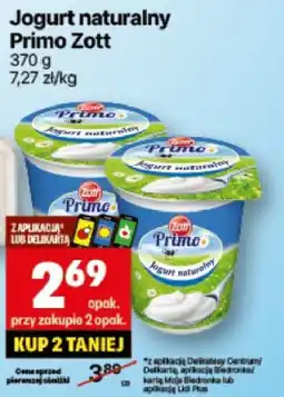 Delikatesy Centrum Jogurt naturalny Primo Zott oferta