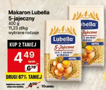 Delikatesy Centrum Makaron Lubella 5-jajeczny oferta