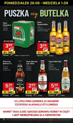 Delikatesy Centrum Piwo Fox Mocne 7% oferta
