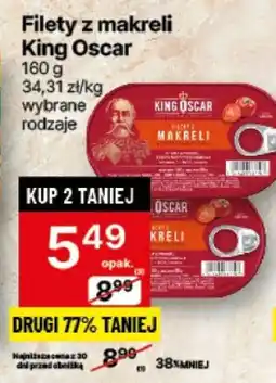Delikatesy Centrum Filety z makreli King Oscar oferta