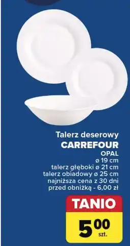 Carrefour Talerz deserowy 19 cm Carrefour oferta