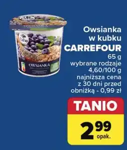 Owsianka chia i czarna jagoda Carrefour Extra