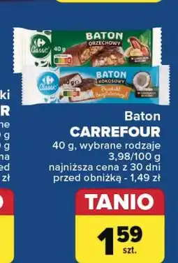 Carrefour Baton kokosowy w czekoladzie mlecznej Carrefour oferta
