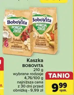 Carrefour Kaszka mleczna 3 zboża jabłko - gruszka Bobovita Porcja Zbóż oferta
