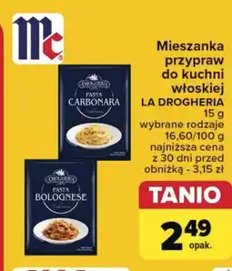 Carrefour Przyprawa pasta bolognese La Drogheria oferta