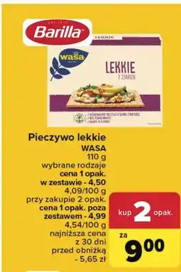 Carrefour Pieczywo lekkie 7 ziaren Wasa oferta