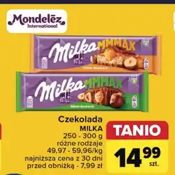 Carrefour Czekolada toffee wholenut Milka Mmmax oferta