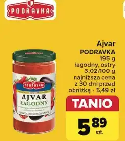 Carrefour Pasta ajvar ostry Podravka oferta