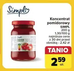 Carrefour Koncentrat pomidorowy 30% Simpl oferta