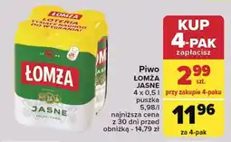 Carrefour Piwo Łomża Jasne (Dawniej Export) oferta