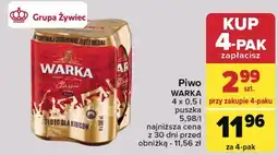 Carrefour Piwo Warka oferta