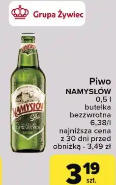Carrefour Piwo Namysłów Pils oferta