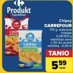Carrefour Chipsy fromage Carrefour Classic oferta