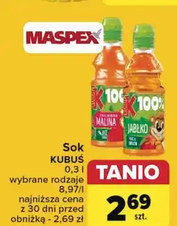 Carrefour Sok jabłkowy Kubuś 100% oferta