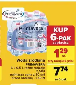 Carrefour Woda niegazowana Primavera oferta