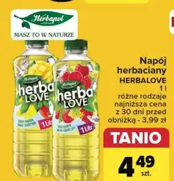 Carrefour Napój zielona herbata-malina-kwiat lipy Herbapol Herbalove oferta
