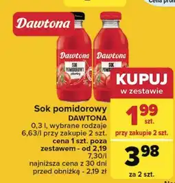Carrefour Sok pomidorowy pikantny Dawtona oferta