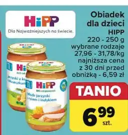 Carrefour Młode jarzynki z ryżem i indykiem Hipp oferta
