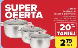 Carrefour Garnki nierdzewne oferta