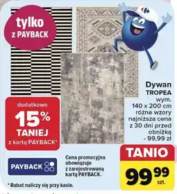 Carrefour Dywan tropea oferta