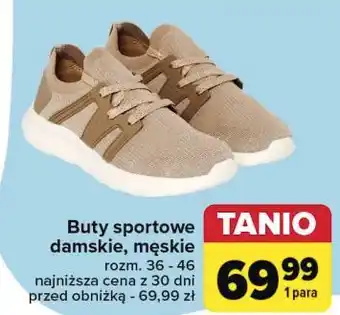 Carrefour Buty sportowe damskie oferta