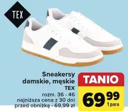 Carrefour Sneakersy męskie Tex oferta