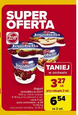 Carrefour Market Jogurt pieczone jabłko Zott jogobella oferta