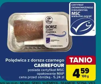 Carrefour Polędwica z dorsza czarnego Carrefour targ świeżości oferta