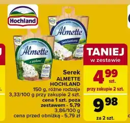 Carrefour Serek śmietankowy Hochland almette oferta
