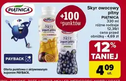 Carrefour Jogurt typu islandzkiego jagoda Piątnica skyr oferta