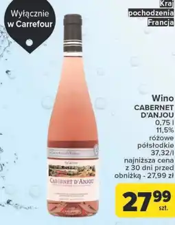 Carrefour Wino półsłodkie Carrefour oferta