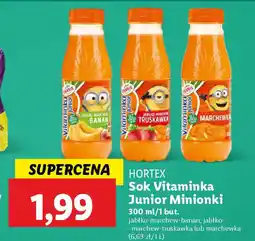 Lidl HORTEX Sok Vitaminka Junior Minionki oferta