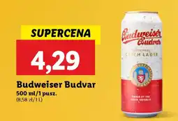 Lidl Budweiser Budvar oferta