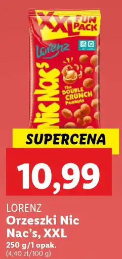 Lidl LORENZ Orzeszki Nic Nac's XXL 250 g oferta