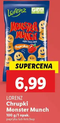 Lidl LORENZ Chrupki Monster Munch oferta