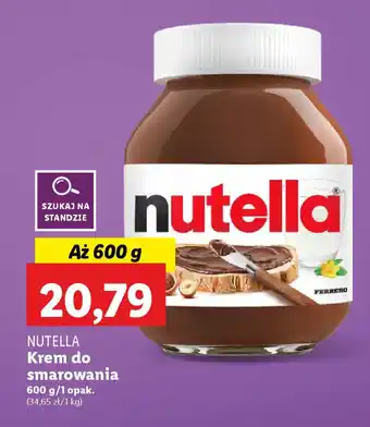 Lidl NUTELLA Krem do smarowania oferta