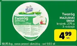 Carrefour Express Twaróg półtłusty Mlekpol mazurski smak oferta