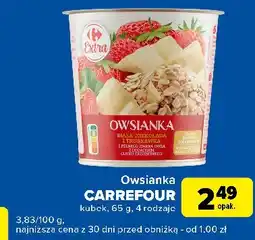 Carrefour Express Owsianka biała czekolada i truskawka Carrefour extra oferta