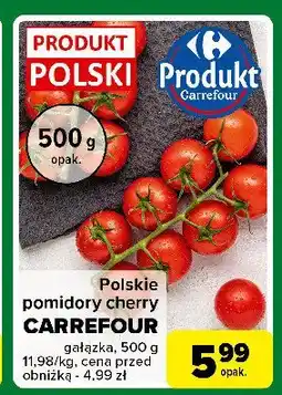 Carrefour Express Pomidory cherry gałązka Carrefour targ świeżości oferta