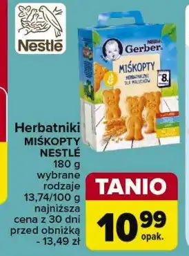 Carrefour Herbatniczki miśkopty Gerber junior oferta