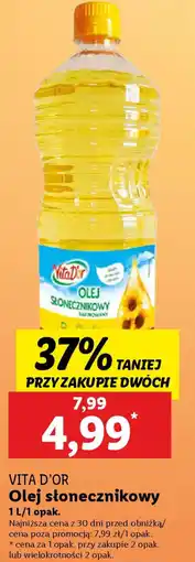 Lidl VITA D'OR OLEJ SŁONECZNIKOWY oferta