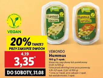 Lidl VEMONDO Hummus oferta